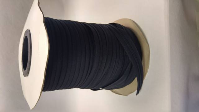 Zadrga PVC spiral metraža debelina 8 mm - 200 metrov kolut črna 2145