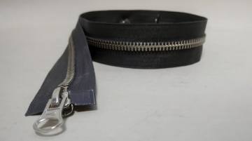 Zadrga kovinska DELJIVA - SIVA - 2 ključa- nikel zobki 3273