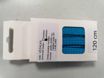 Vezalka 120 cm - ploščata bombaž 4262