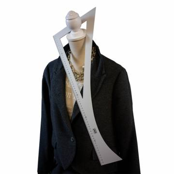 Krojaški kovinski krivuljnik 60 cm 5026