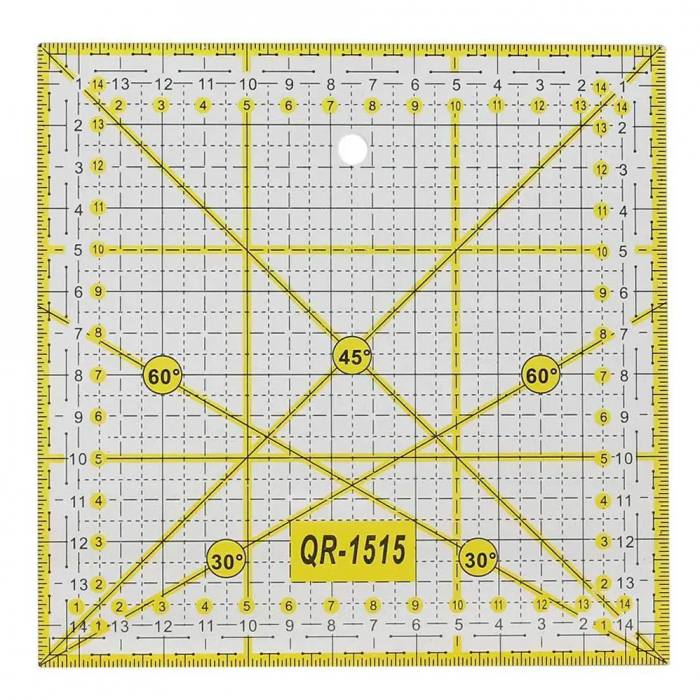 Ravnilo za quilting,150x150 mm 5324