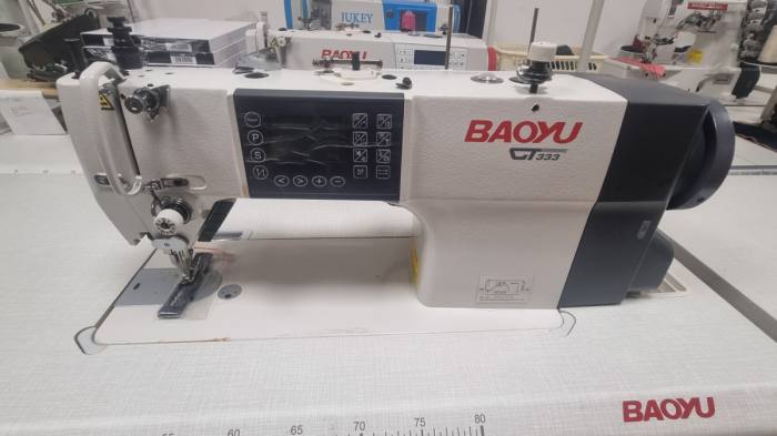 Industrijski šivalni stroj  BAOYU GT 333 - ZGORNJI transport, ODREZ niti 6531